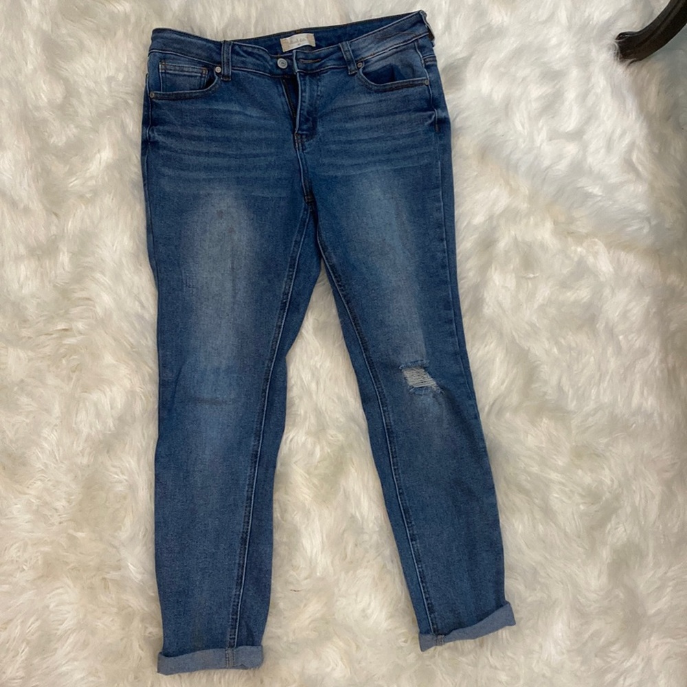 Size 29 Stretchy Medium Wash Ankle Denim Jeans
